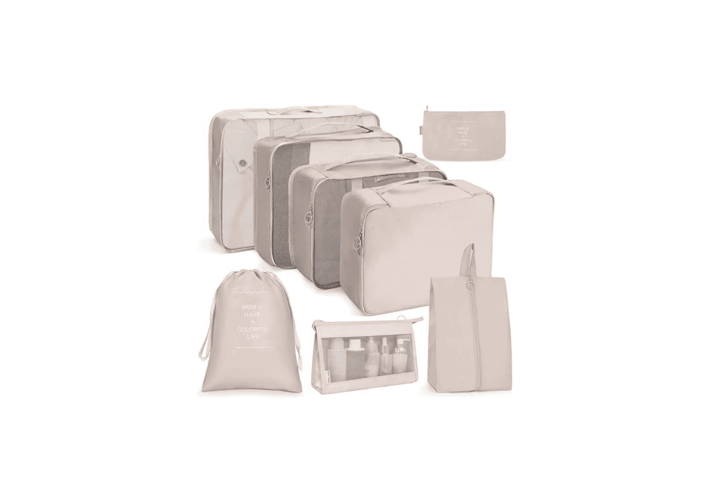 Packing cubes and organizers for travel essentials
