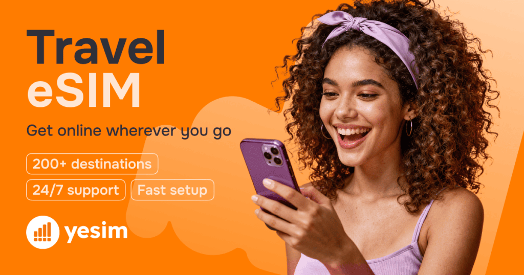 mobile data abroad Staying connected abroad with an eSIM on a smartphone