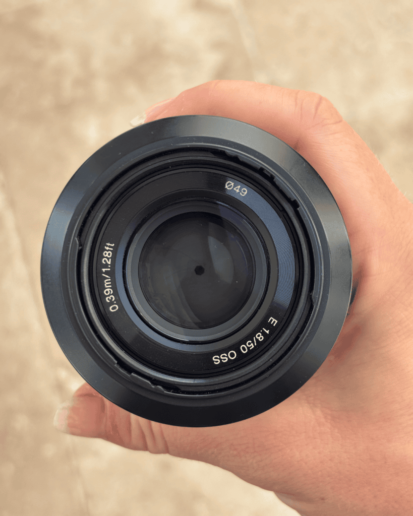 Lens sony f1.8 50mm