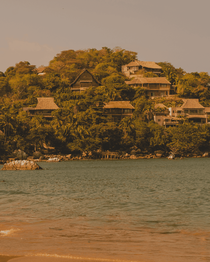 Beachfront view in Sayulita, Riviera Nayarit
